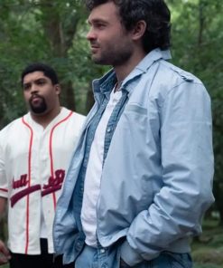Alden Ehrenreich Cocaine Bear 2023 Bomber Jacket