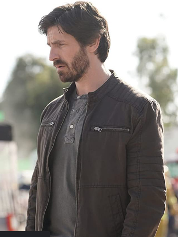 Eoin Macken La Brea Leather Jacket Eoin Macken La Brea Gavin Harris Brown Leather Jacket