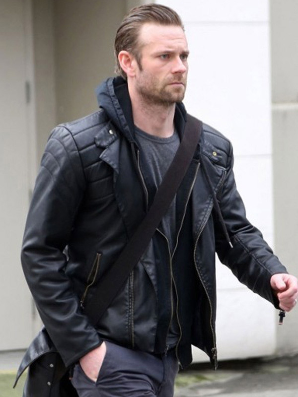 Eric Johnson Fifty Shades Darker 2017 Jack Hyde Black Leather Jacket Jack Hyde Fifty Shades Darker Black Jacket