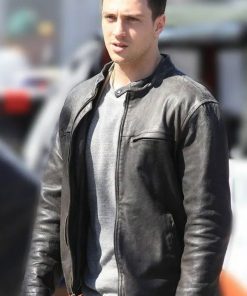 Ford Brody Godzilla Aaron Taylor-Johnson Black Leather Jacket