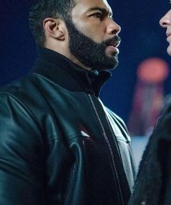 James ‘Ghost’ St. Patrick TV Series Power Omari Hardwick Black Leather Jacket