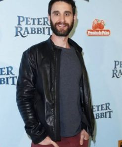 Dani Rovira Jungle Cruise 2021 Sancho Black Leather Jacket