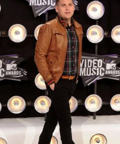 MTV Video Music Awards Jonah Hill Brown Jacket