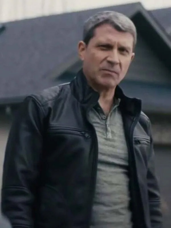 Paul Essiembre Nobody Black Leather Jacket Jim The Neighbor Nobody 2021 Paul Essiembre Black Leather Jacket